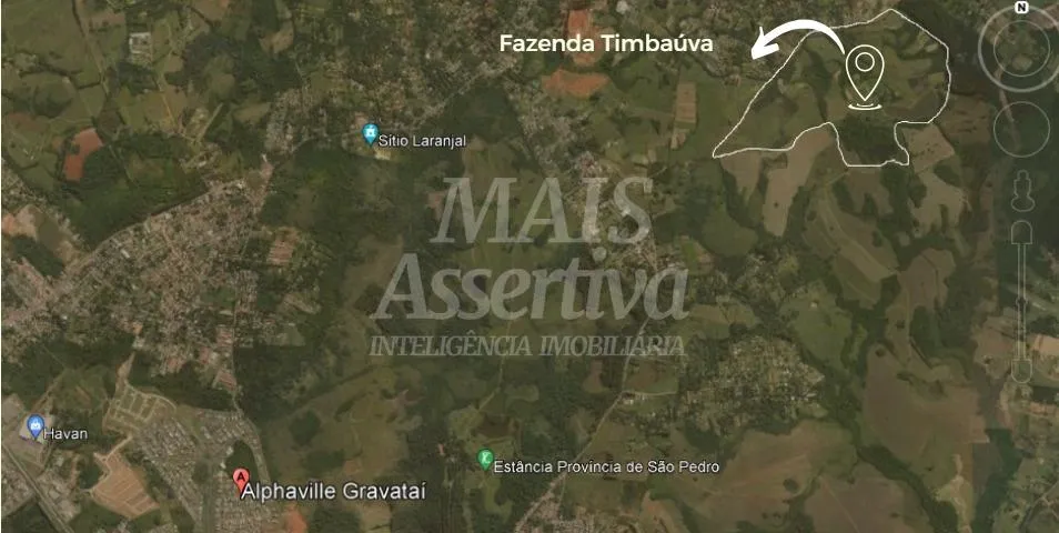 Excelente Fazenda com área de 82,371 hectares em Gravataí Bairro Itacolomi