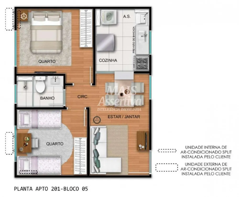 Apartamento para Venda em São Leopoldo / RS no bairro Santos Dumont