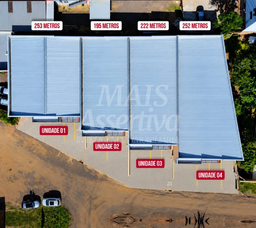 Prédios comercias para locação - bairro Floresta em Estancia Velha/RS.