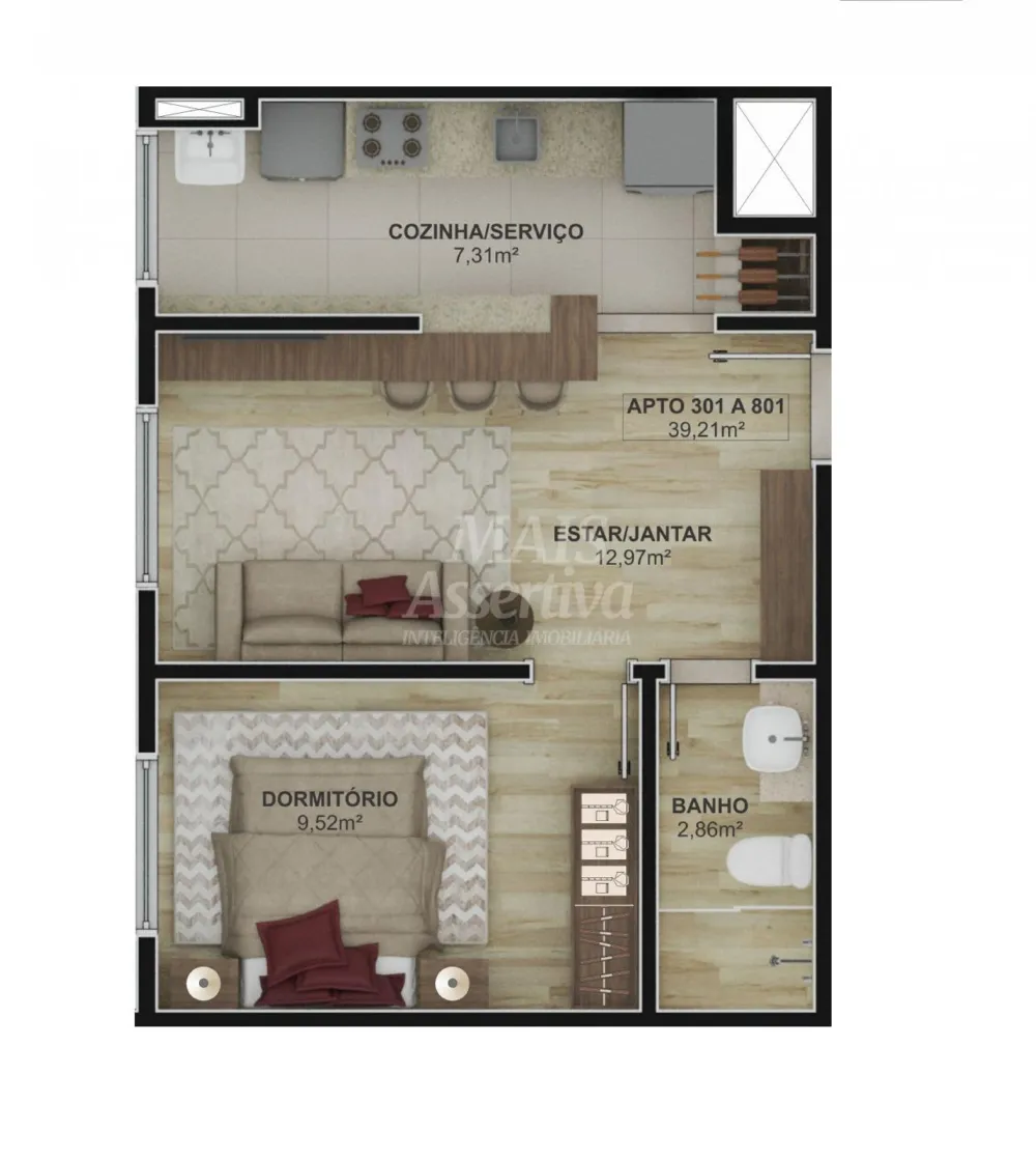 Apartamento Para Venda no Centro de Novo Hamburgo