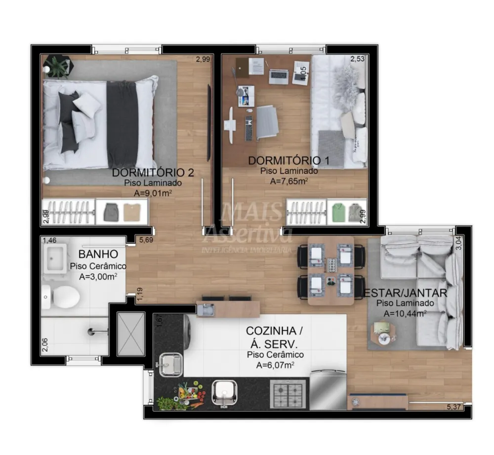 Apartamento para venda em Novo Hamburgo Bairro Canudos