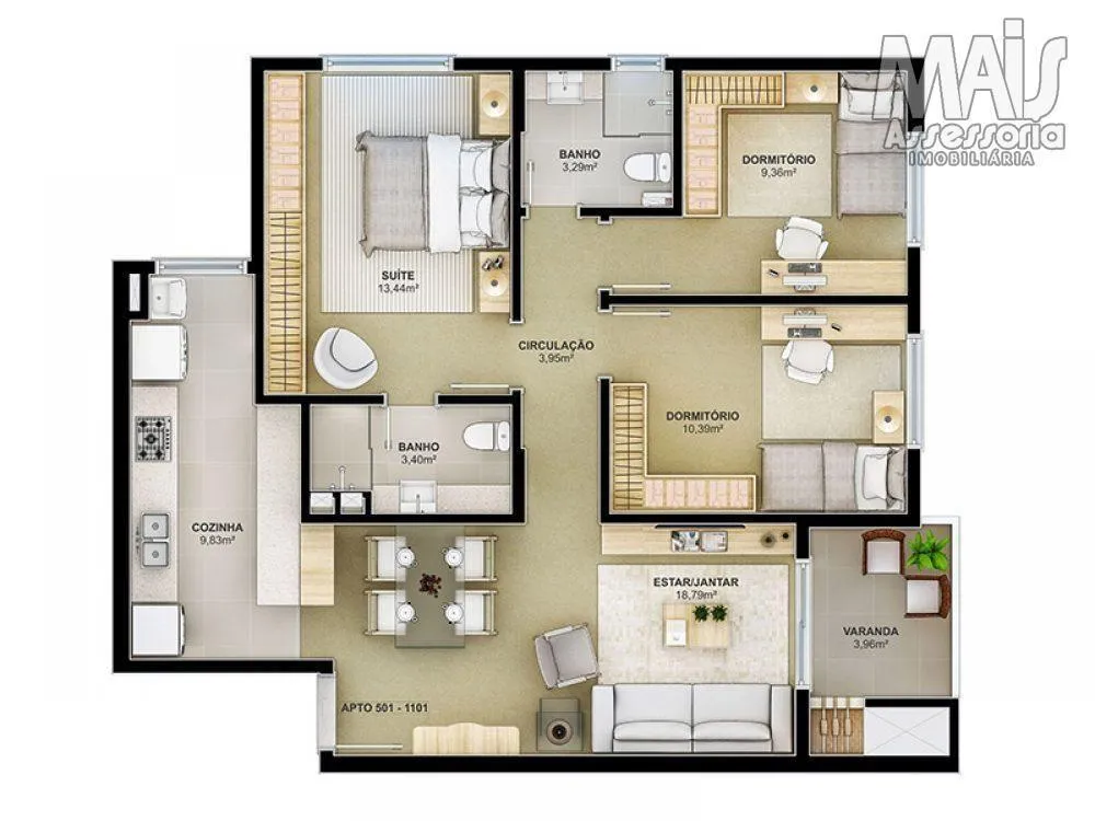 Apartamento para Venda em São Leopoldo / RS no bairro Centro