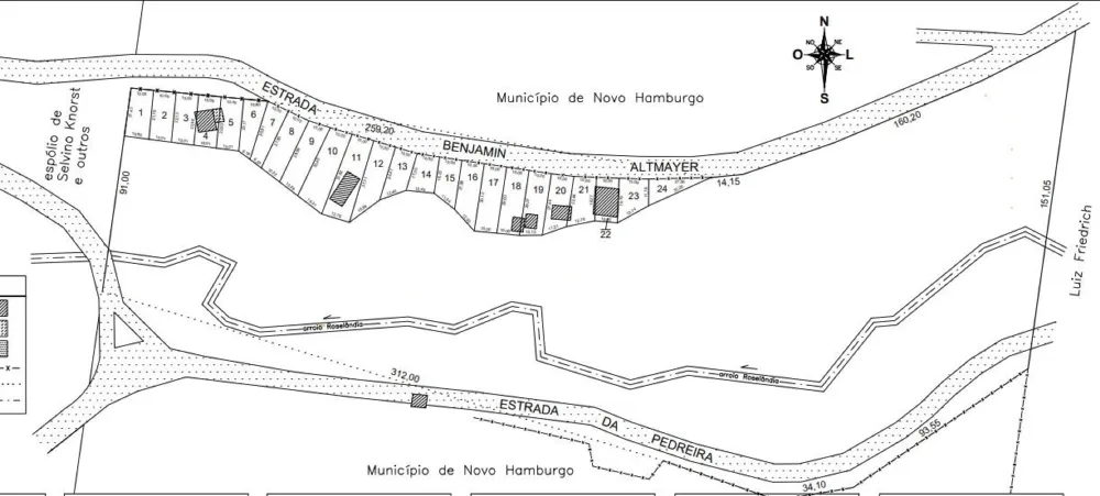 Área para Venda em Novo Hamburgo / RS no bairro Roselândia