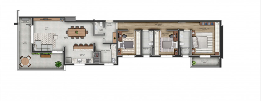 Apartamento 03 dormitórios para venda no Bairro Imigrante  em Bento Gonçalves