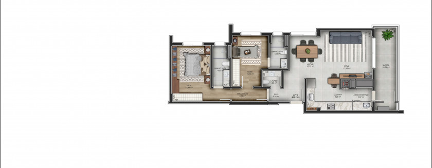 Apartamento 03 dormitórios para venda no Bairro Imigrante  em Bento Gonçalves