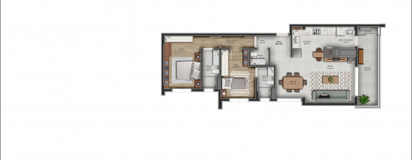 Apartamento 03 dormitórios para venda no Bairro Imigrante  em Bento Gonçalves