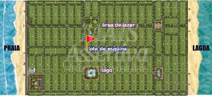Terreno de esquina em Condomínio Balneário Gaivota