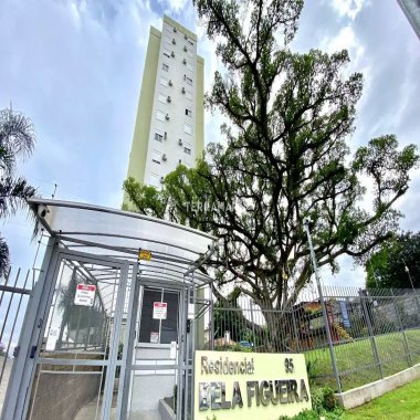 Apartamento mobiliado, térreo com sacada para venda, Residencial Bela Figueira
