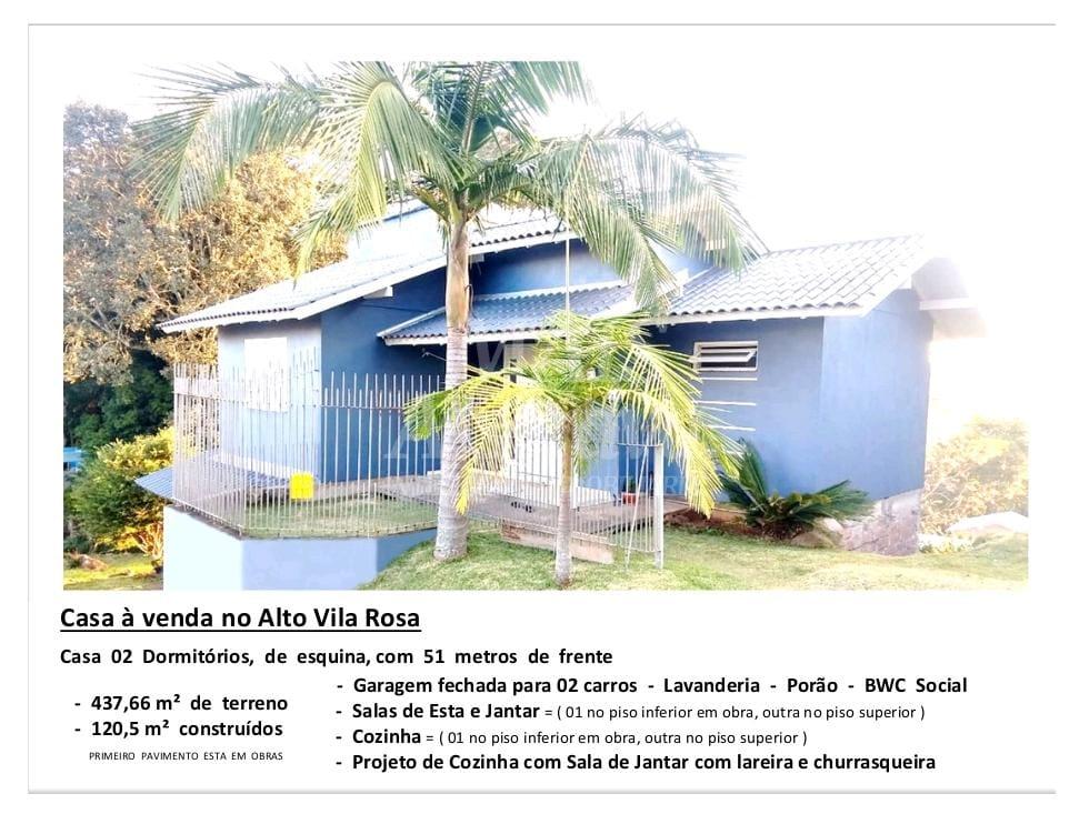 Residencia para venda em Ivoti de 120,00m² construido - 2 Dormitórios 