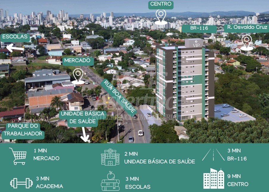 Apartamento na planta  para venda em Novo Hamburgo bairro Primavera