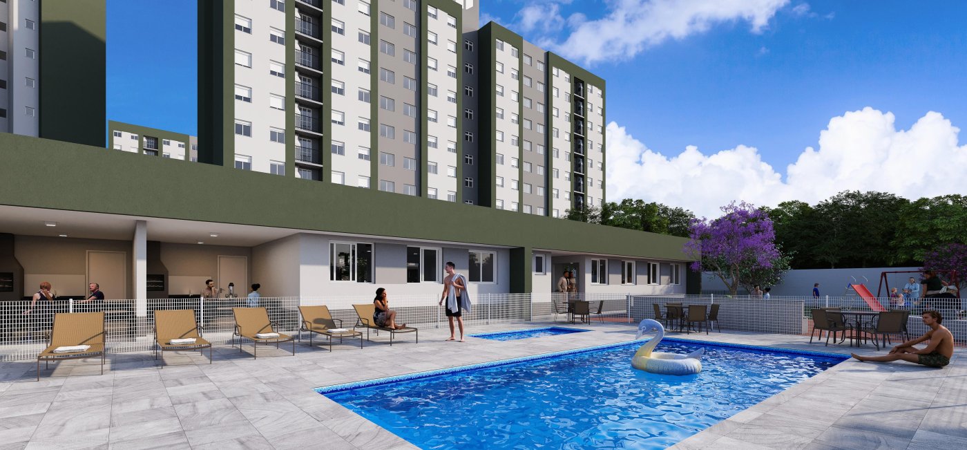 Lançamento em Novo Hamburgo bairro Canudos Apartamentos no Residencial Viena