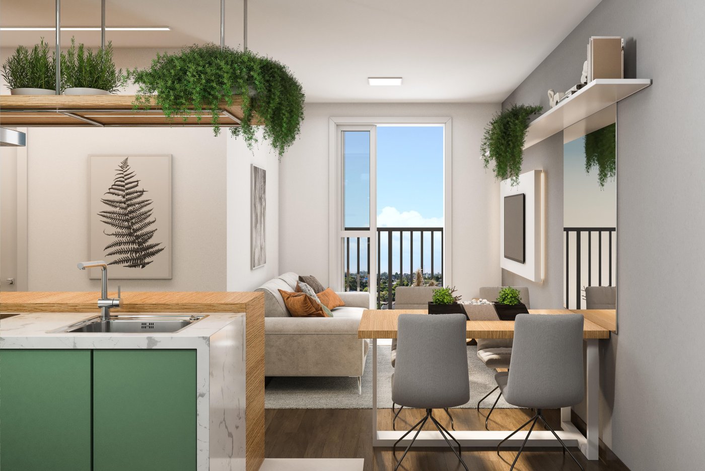 Lançamento em Novo Hamburgo bairro Canudos Apartamentos no Residencial Viena