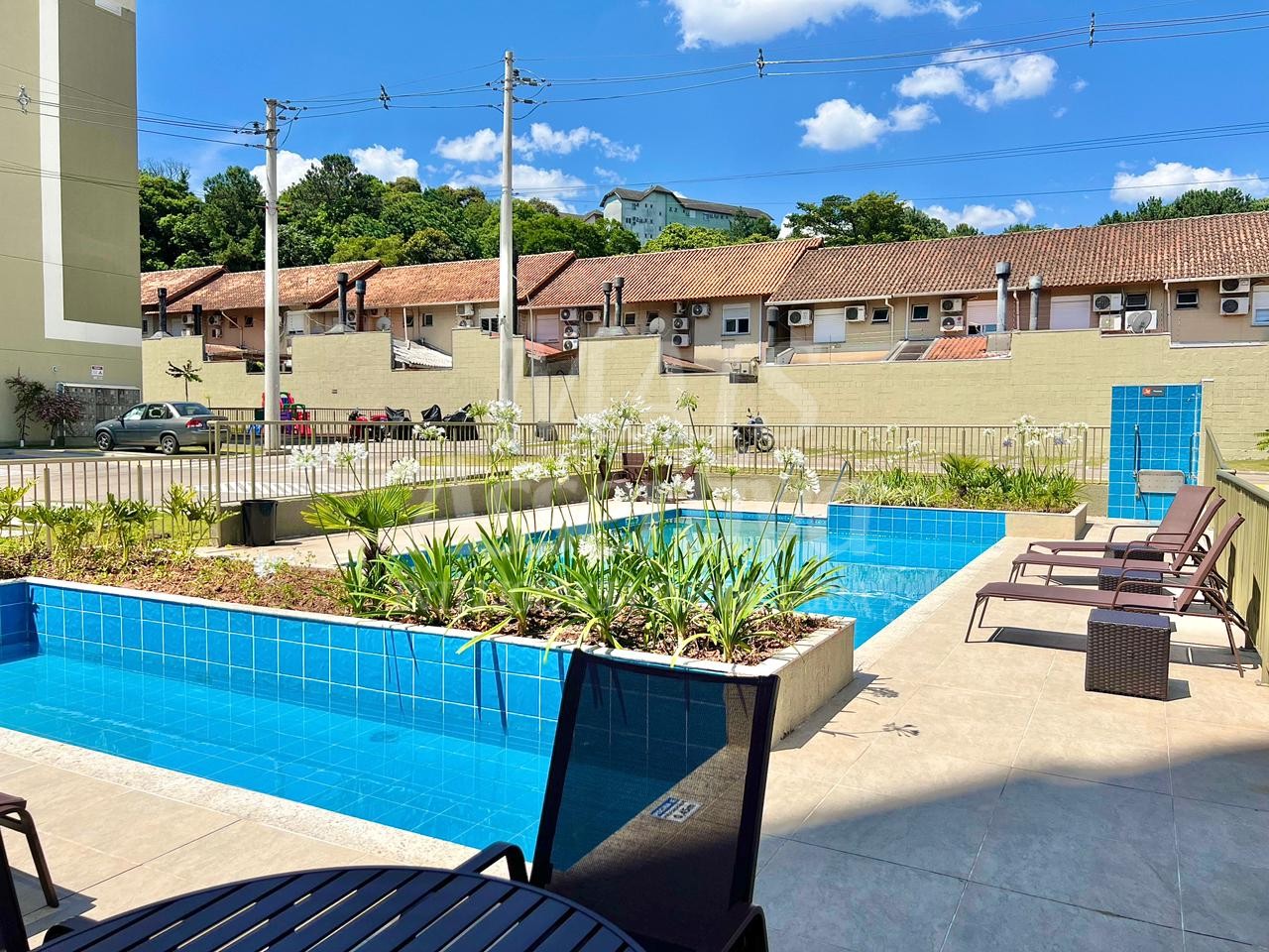 Apartamento para locação no 5º andar com sacada e churrasqueira, Porto Rotterdam