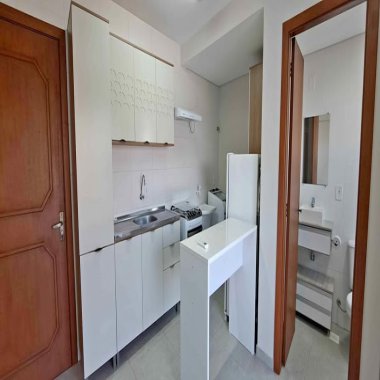 Kitnet mobiliada para venda - Residencial Alfa Center, Pátria Nova em Novo hamburgo