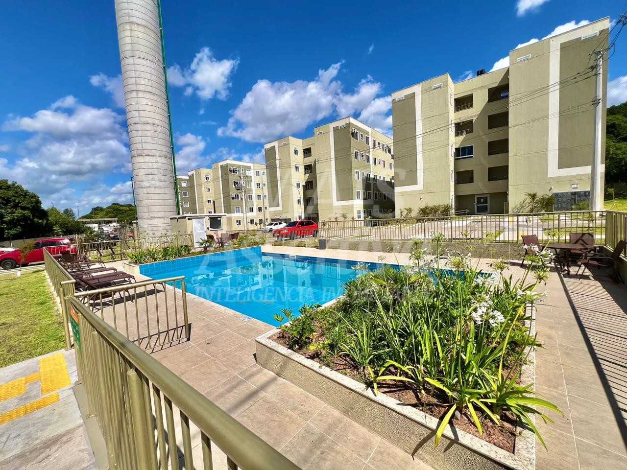 Apartamento para locação no 2º andar com sacada e churrasqueira, Porto Rotterdam