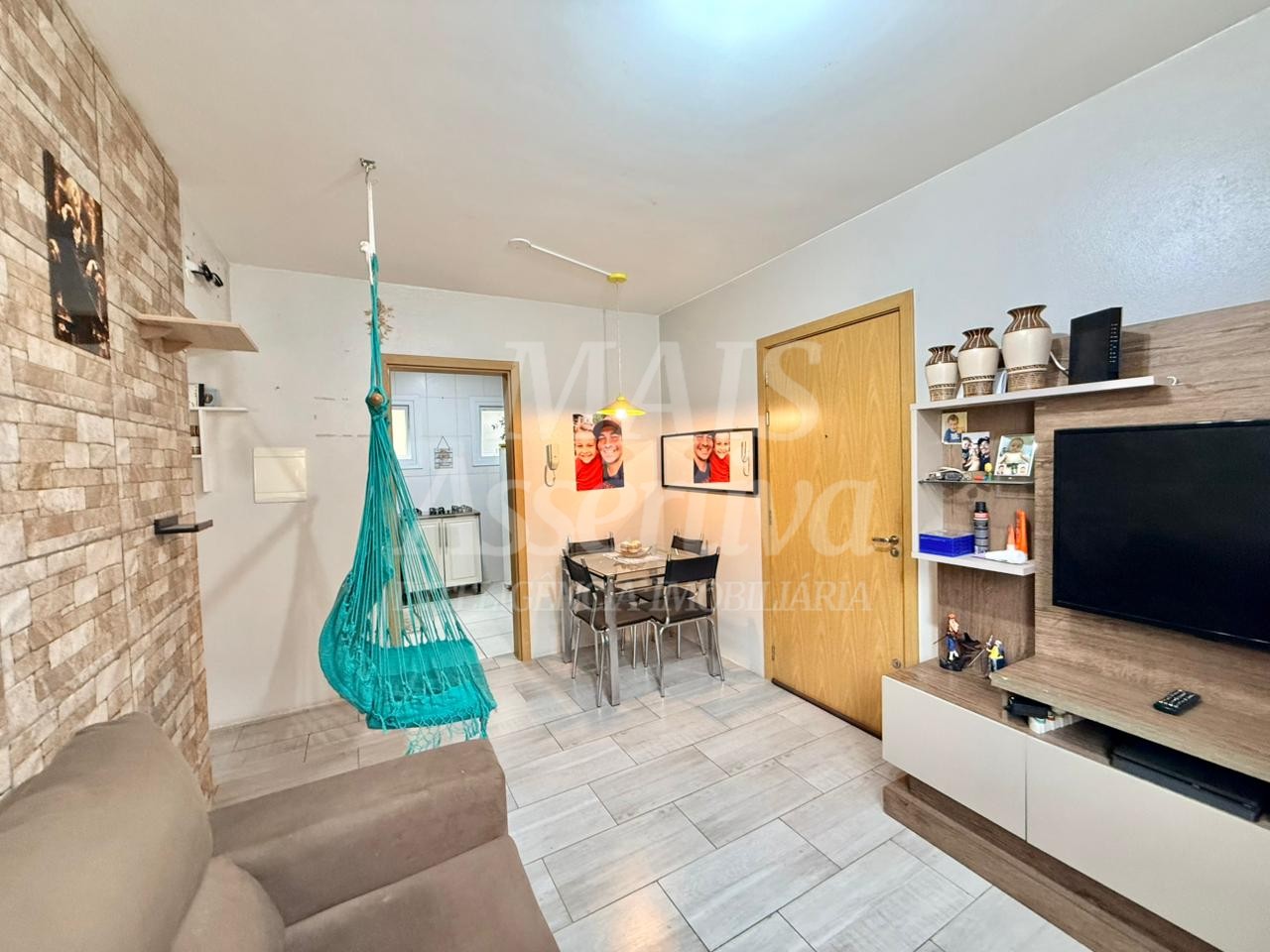 Apartamento semi mobiliado para venda, no condomínio Residencial Via Brasil, bairro São Jorge em NH