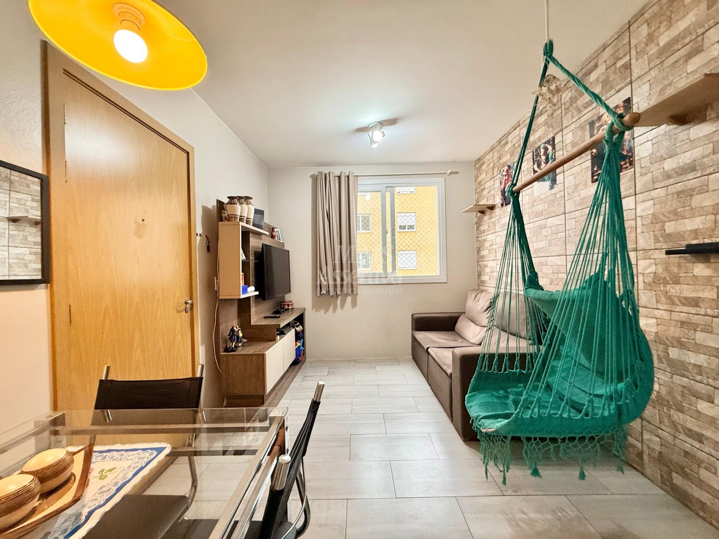 Apartamento semi mobiliado para venda, no condomínio Residencial Via Brasil, bairro São Jorge em NH