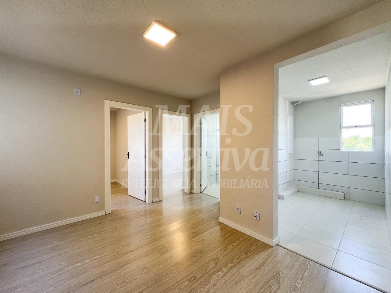 Apartamento no Residencial Salgado Filho - 2º andar, bairro Canudos em Novo Hamburgo/RS.