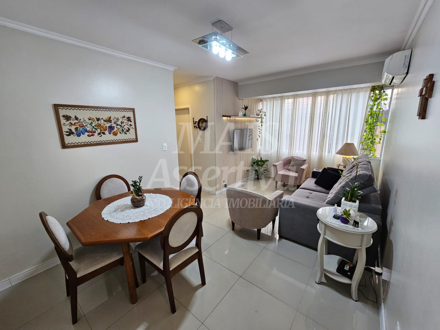 Apartamento térreo, semi mobiliado para venda - 66m² 