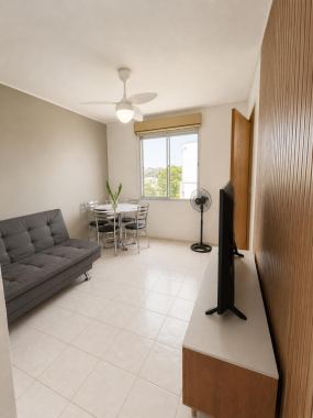 Apartamento mobiliado para venda no condominio Vicente Kielling - 1 dormitório 