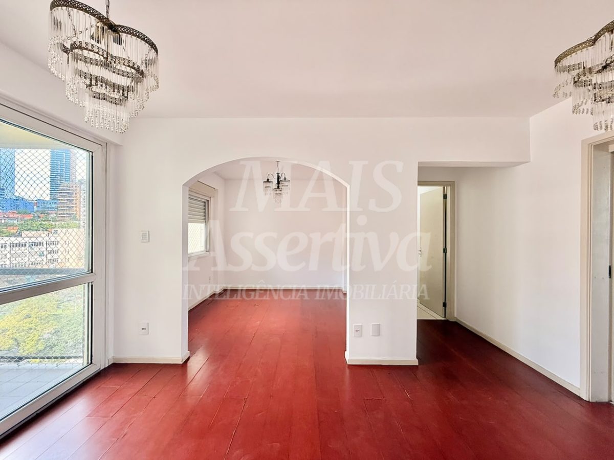 Apartamento semi mobiliado de 2 dormitórios - 10º andar no Centro de Novo Hamburgo 