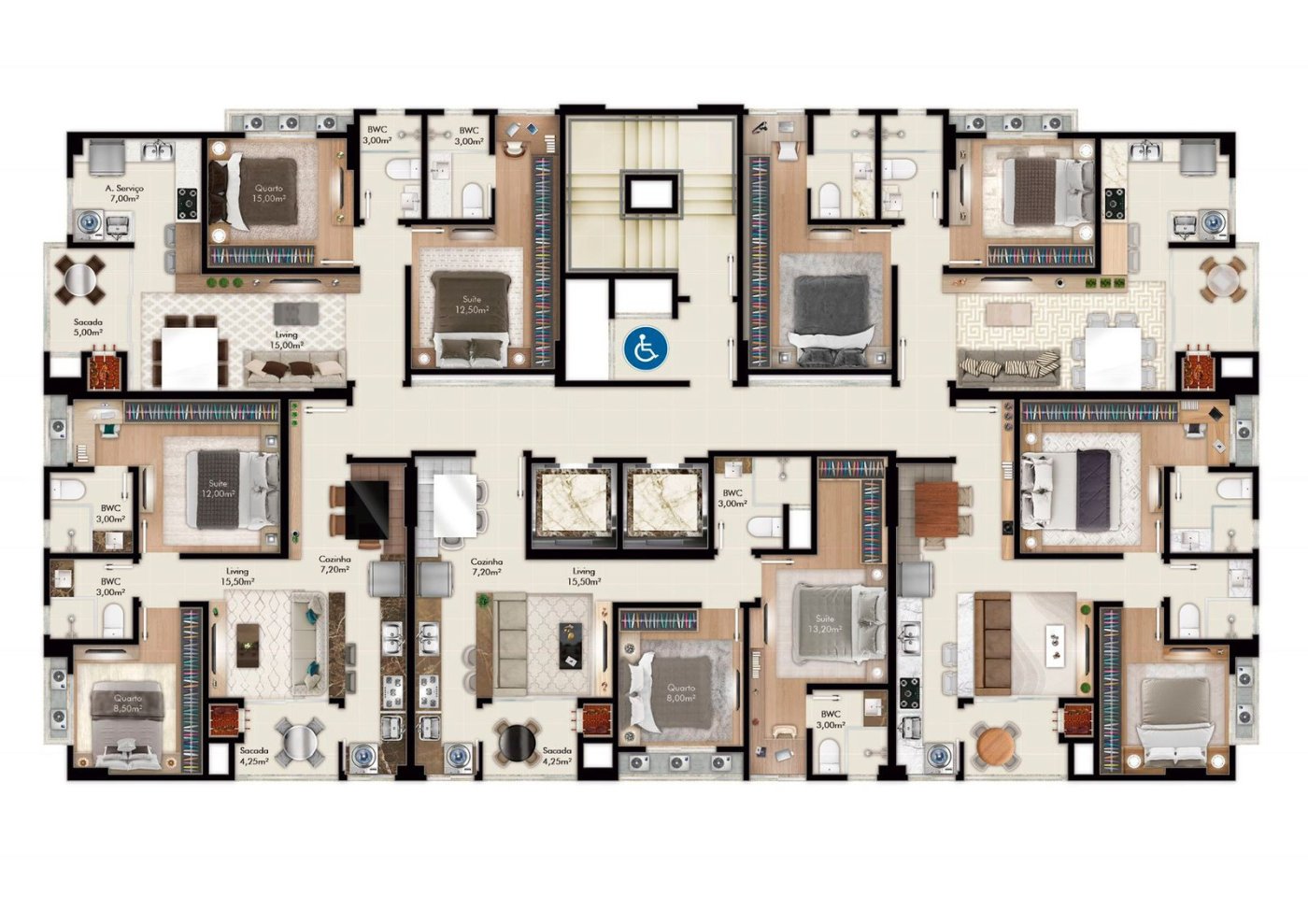 Apartamento 2 quartos para venda no bairro Morretes em Itapema