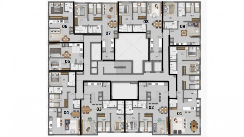 Apartamento Mobiliado e decorado 02 dormitórios para venda no bairro Navegantes em Capão da Canoa