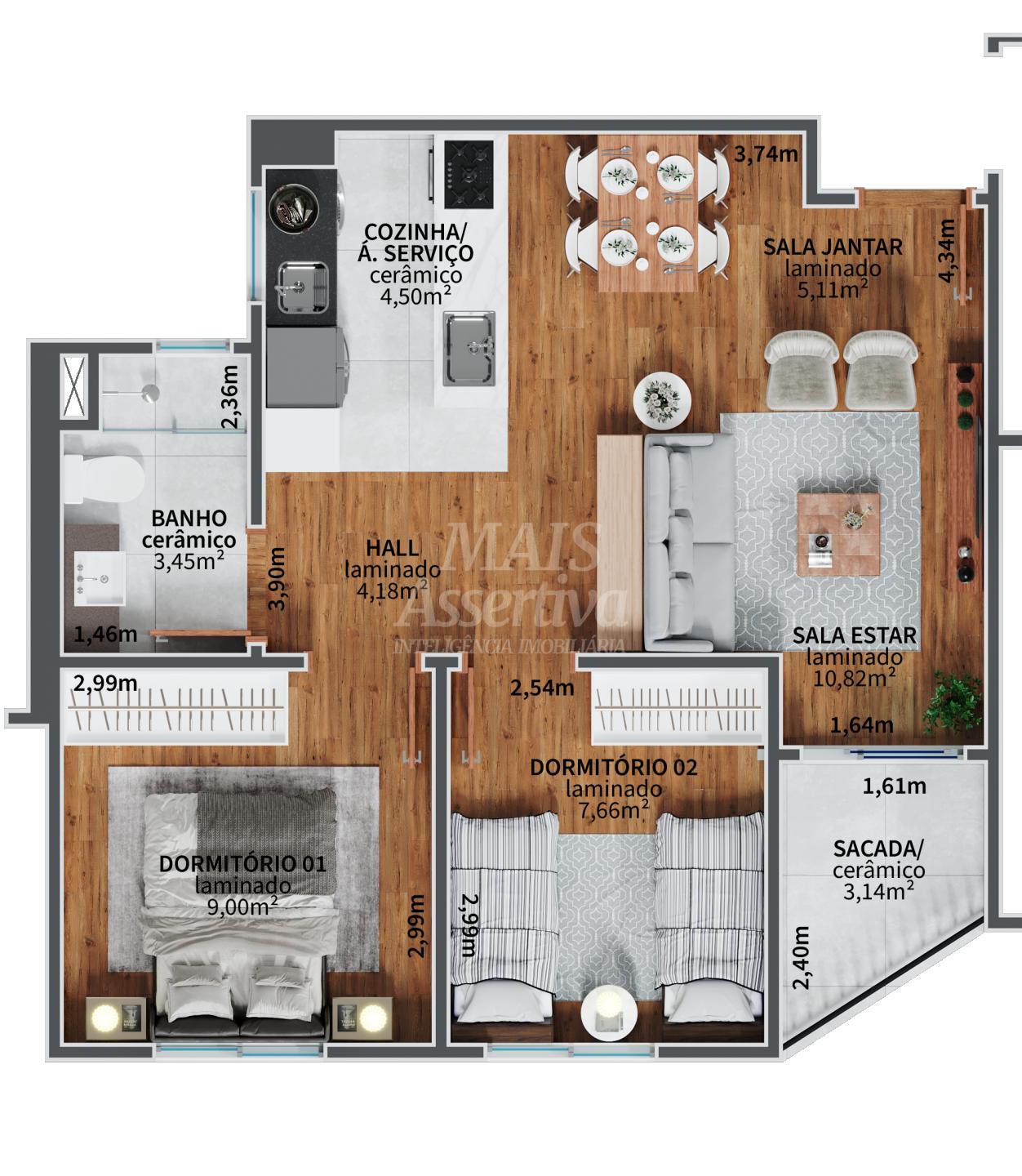 LANÇAMENTO EM SÃO LEOPOLDO APARTAMENTO PARA VENDA NO BAIRRO CAMPINA