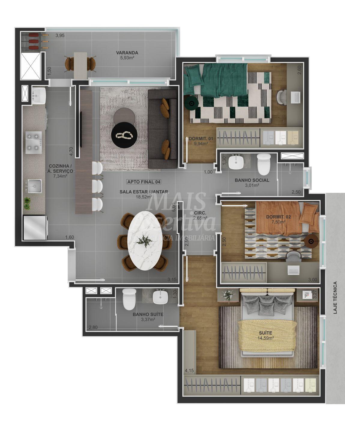 Apartamento para venda em São Leopoldo Bairro Jardim América