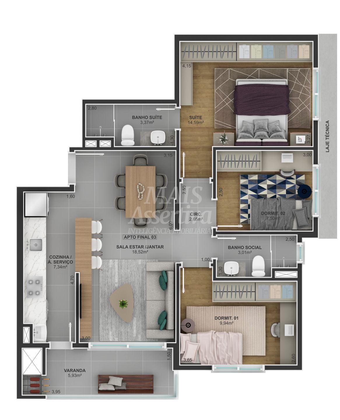 Apartamento para venda em São Leopoldo Bairro Jardim América