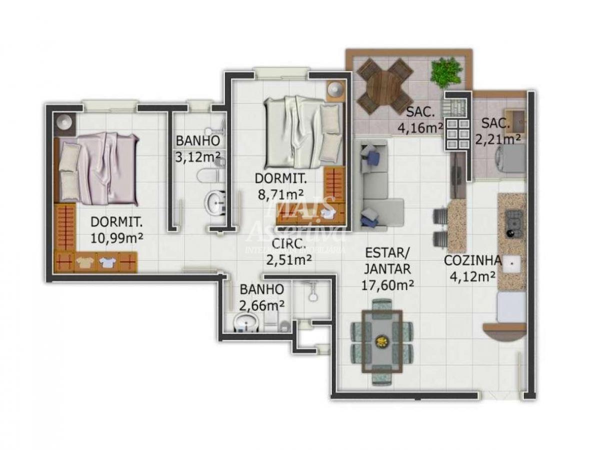 Apartamento para Venda em Arroio Do Sal / RS no bairro Centro